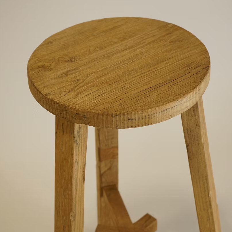 Dobbie Reclaimed Wood Stool