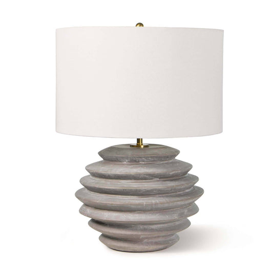 Lampe de table en céramique, gris canyon