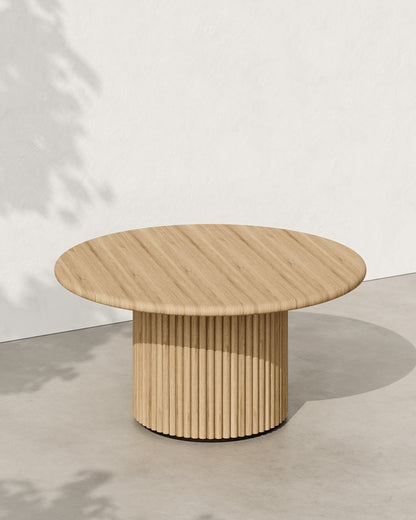 Cielo Fluted Outdoor Dining Table