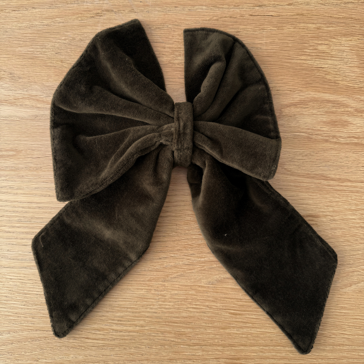 Velvet Bow Clip