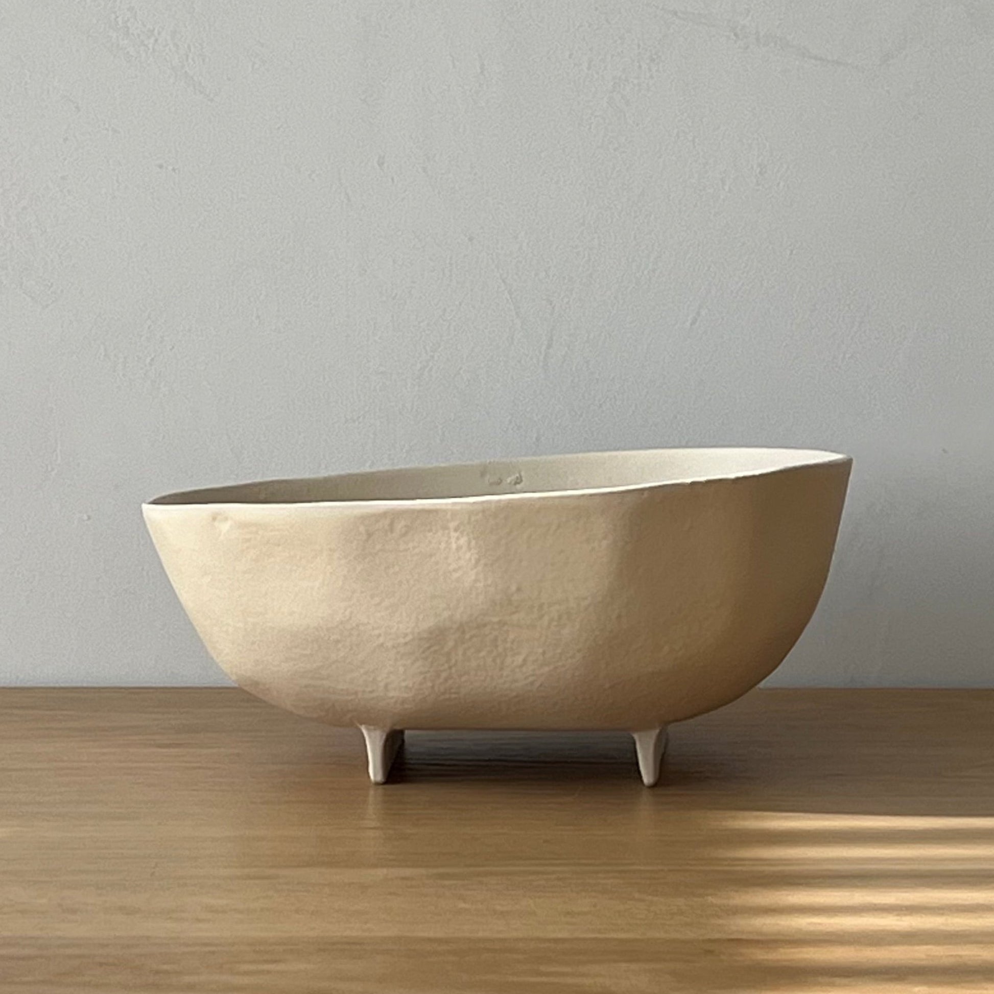 Wabi-Sabi Organic Footed Bowl 