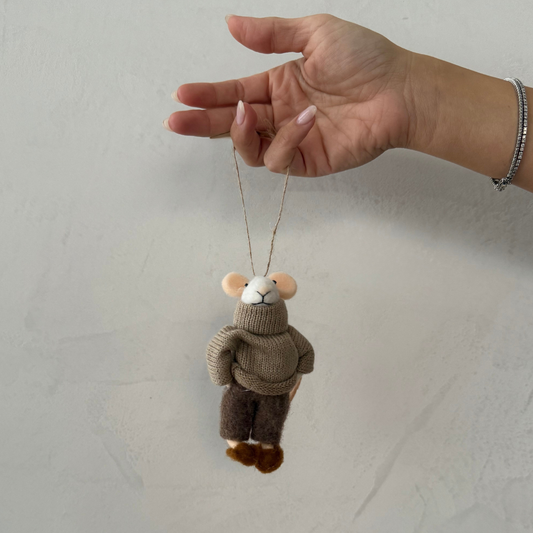 Weekend Walter Mouse Holiday Ornament