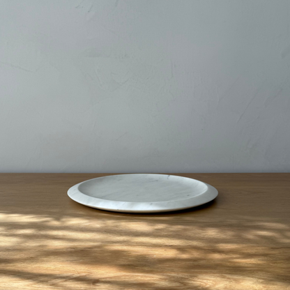 White Marble Round Tray