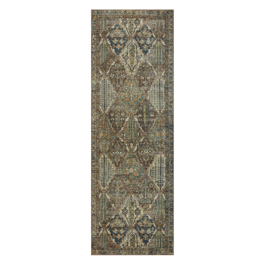 Banks Machine Washable Runner - Spice Blue