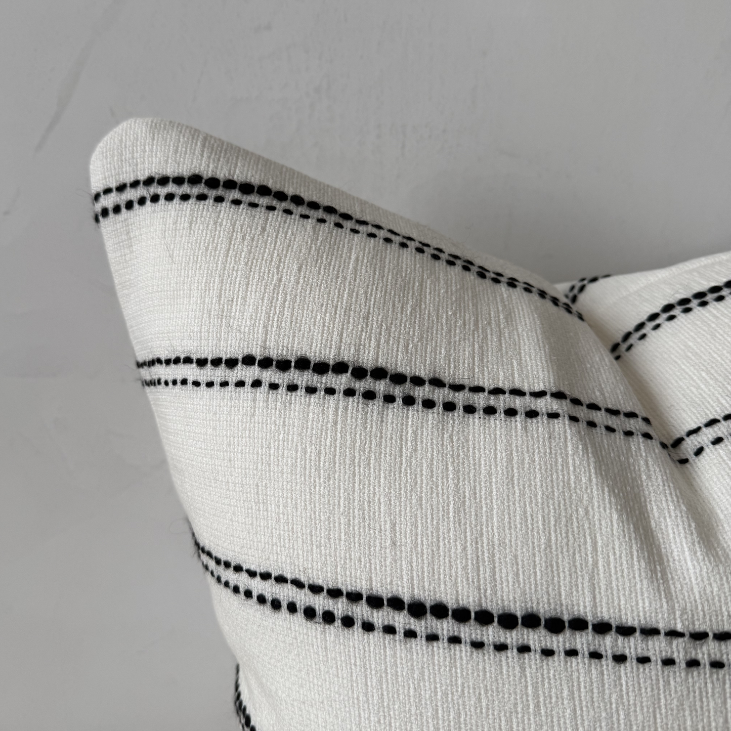 Hibou Home Ivory and Ink Custom Pillow Cover