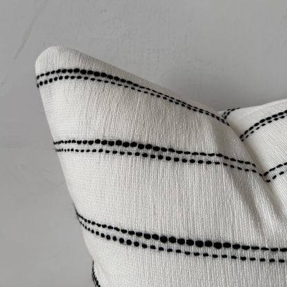 Hibou Home Ivory and Ink Custom Pillow Cover