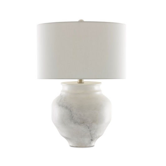 Currey & Co. Kalossi White Table Lamp