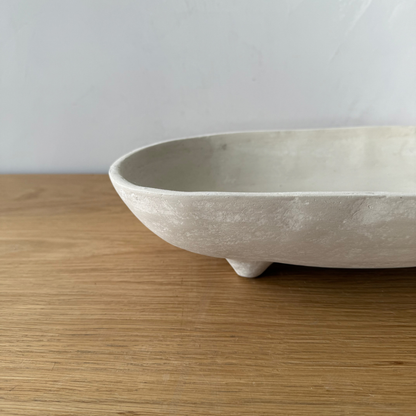 Pedestal Paper Mache Tray