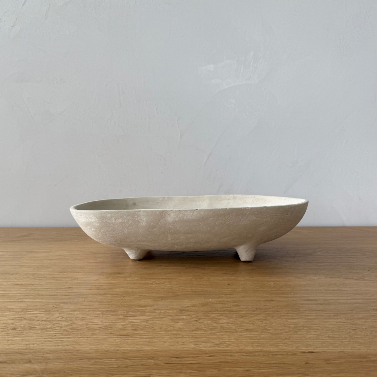 Pedestal Paper Mache Tray