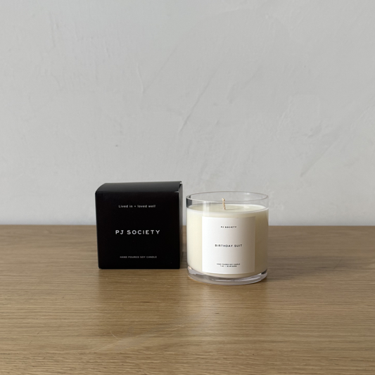 PJ Society Birthday Suit Candle
