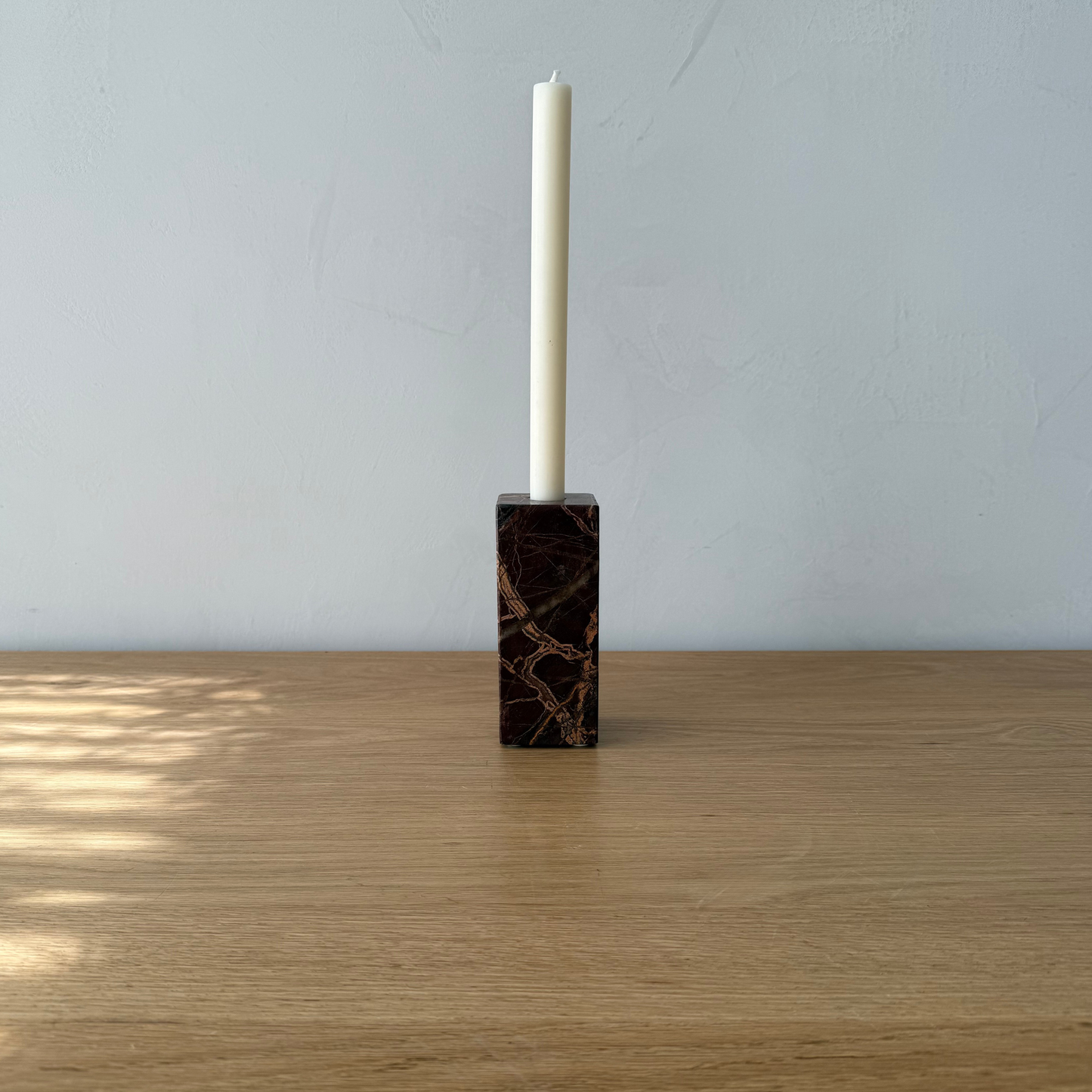 Red Levanto Square Candle Holder