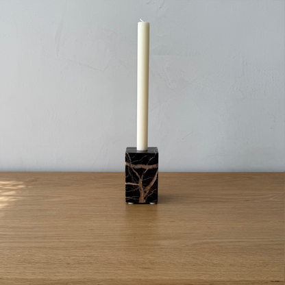 Red Levanto Square Candle Holder
