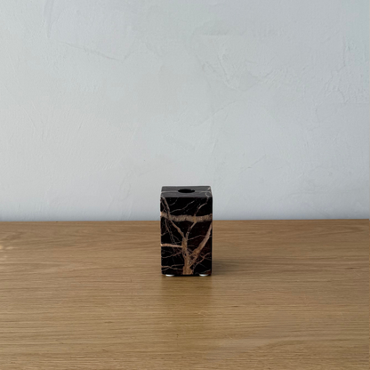 Red Levanto Square Candle Holder