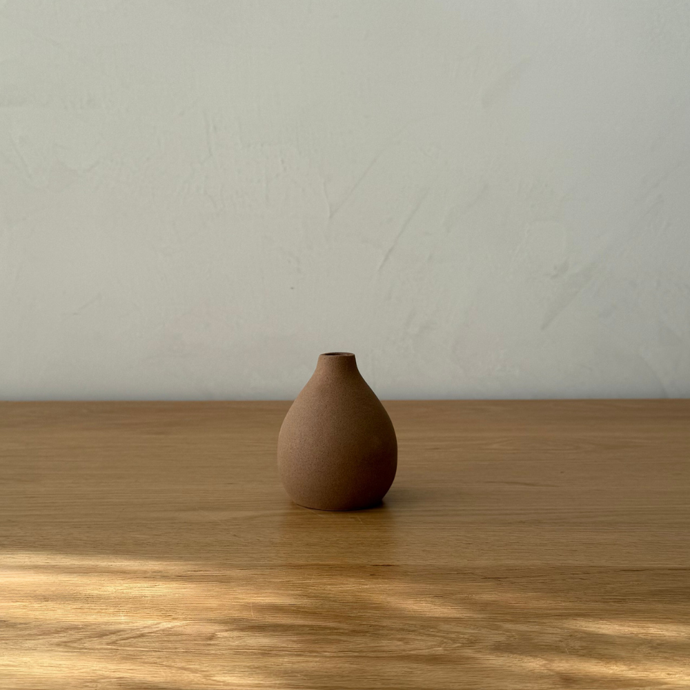 Rockform Terracotta Ceramic Bud Vase
