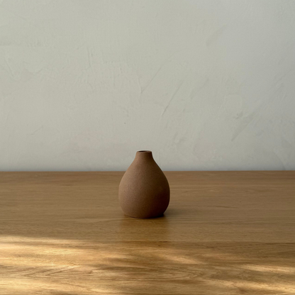 Rockform Terracotta Ceramic Bud Vase