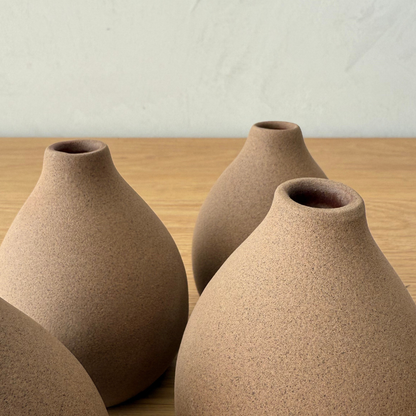 Rockform Terracotta Ceramic Bud Vase