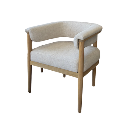 Stacey Oak Wood Custom Chair