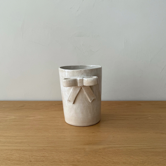 Stoneware Bow Crock