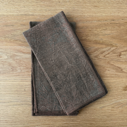 Stonewashed Linen Napkins - Set of 4
