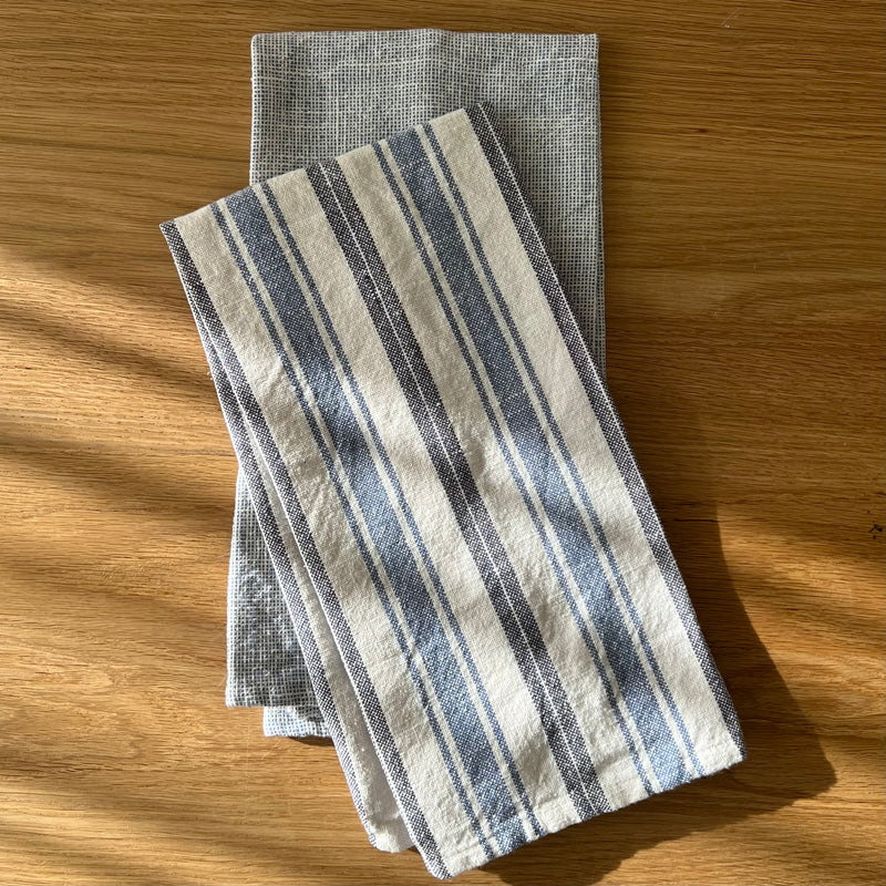 Flynn Kitchen Towels - Blue - 2pk
