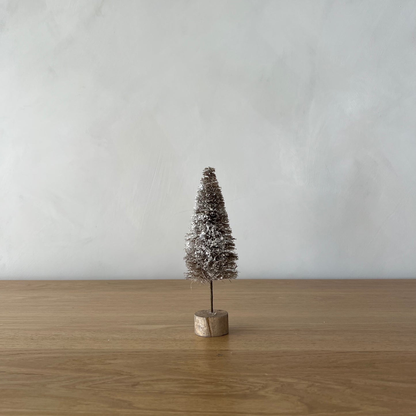 Bouteille de Sisal Brosse Arbre avec Base de neige et de bois