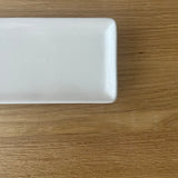 Clayton Stoneware Rectangle Tray - Cream
