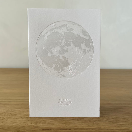 "Love Moon" Carte de vœux