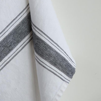 Disa Stonewashed Linen White Tablecloth