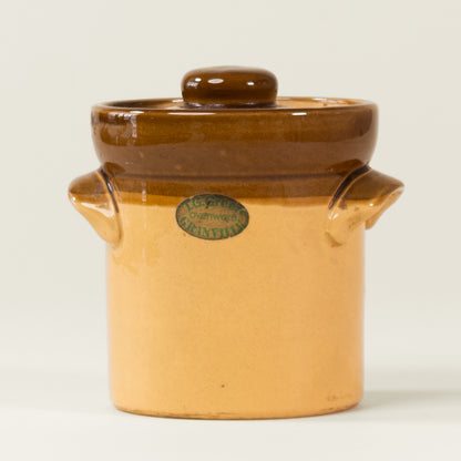 Antique Two Tone Honey Pot