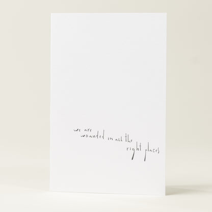“Wounded” Greeting Card