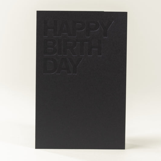 "Black Birthday" Carte de vœux