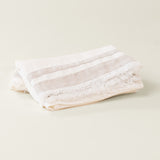 Blossom Stonewashed Linen White Tea Towel