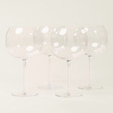 Cleo Balloon Clear Glass - Set of 4