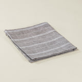 Moraea Linen Grey Tea/Guest Towel
