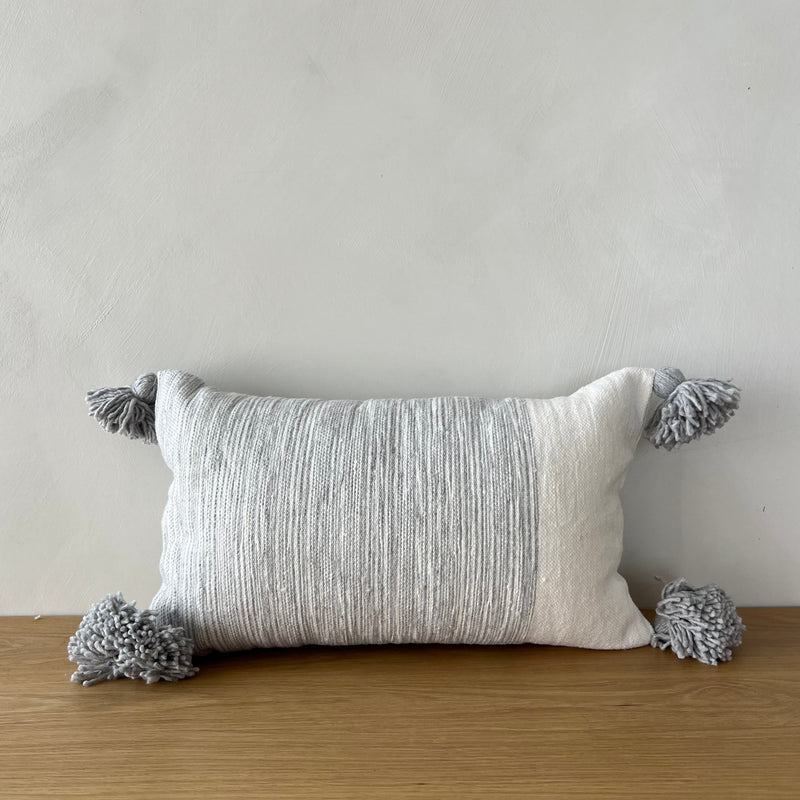 Tangier Pillow - Dipped Grey